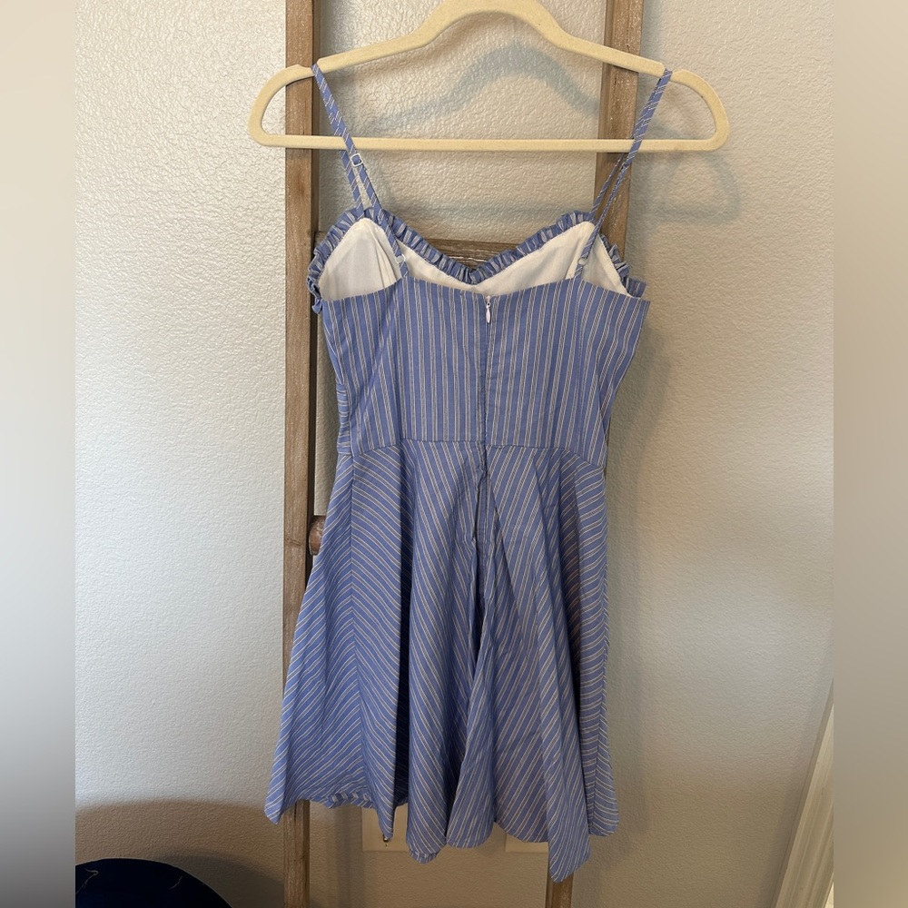 Altar’d State Ruffle Top Striped Dress - Picture 2 of 2